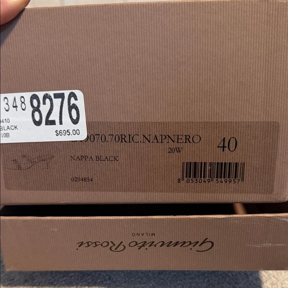 Gianvito Rossi Black Braided Nappa Sandals - Picture 2 of 4